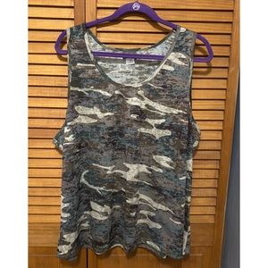 Dots Camo Tank Top Plus Size 3X